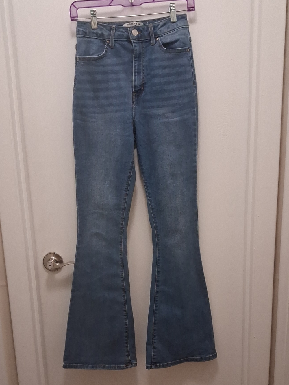 Refuge "Austin" Super High-rise Flared Women's Jeans - Size 5